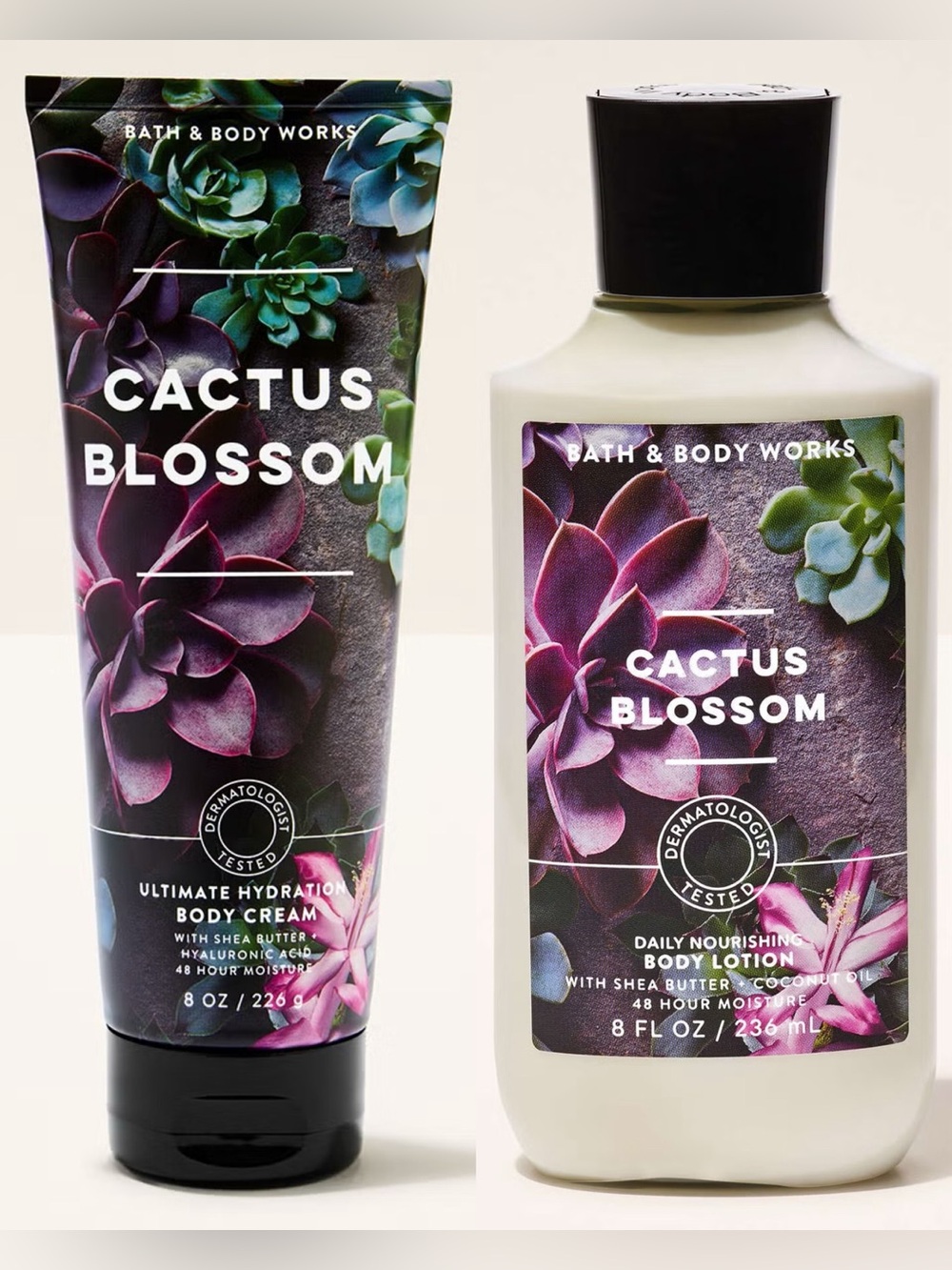 2X Bath & Body Works Cactus Blossom Body Lotion & Cream Set 🌸 FIRM PRICE 🌸
